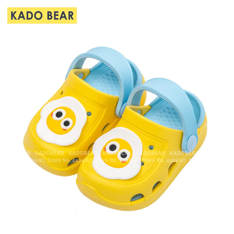 Домашние тапочки для маленьких мальчиков и девочек Летняя Пляжная детская обувь