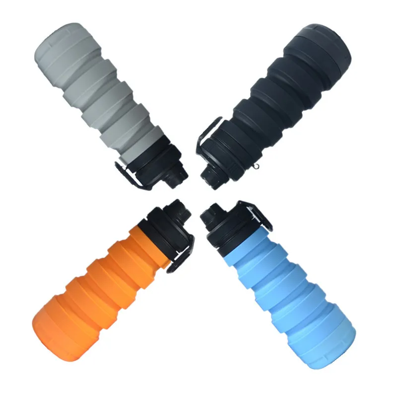 

New Silicone Folding Cup Telescopic Water Cup Foldable Tea Cup Coffee Cup Storage Kettle Outdoor Hiking Camping Drinking Kettle