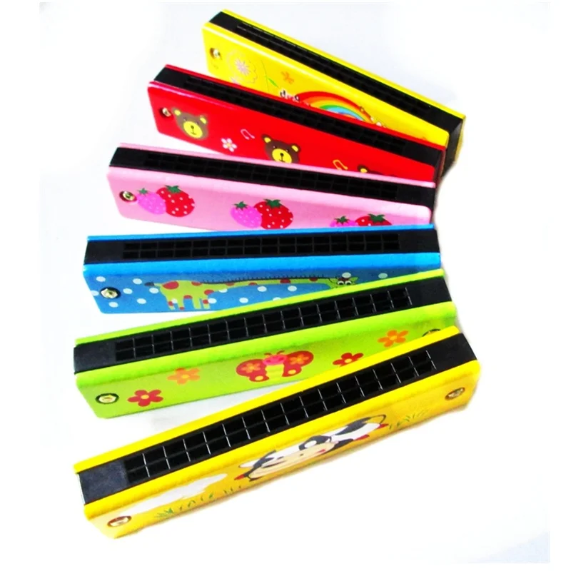 Профессиональная деревянная гармоника с 16 отверстиями ключ рот металлический