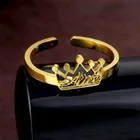 Индивидуальные персонализированные полые кольца с именем короны из нержавеющей стали для пары, женские индивидуальные модные ювелирные изделия, рождественские подарки, новинка 2020