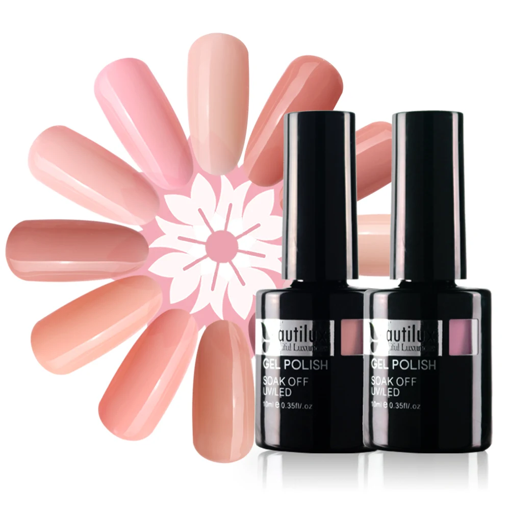 Бренд Beautilux 1 шт. телесный камуфляжный розовый УФ Led отмачиваемый Гель-лак для