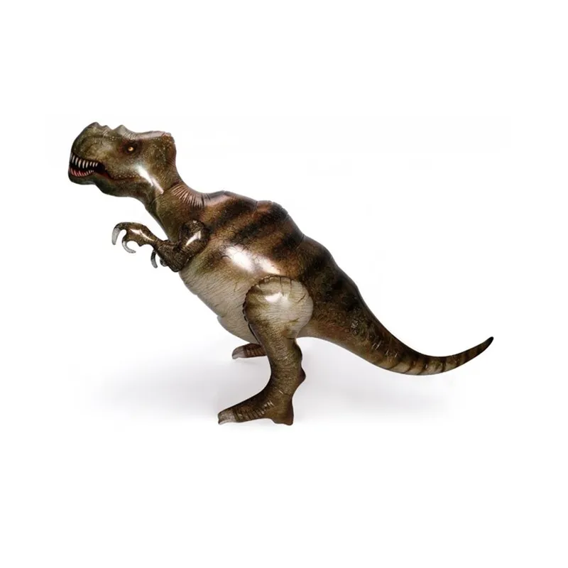 Большие шагающие фольгированные воздушные шары 4D в форме динозавра детские