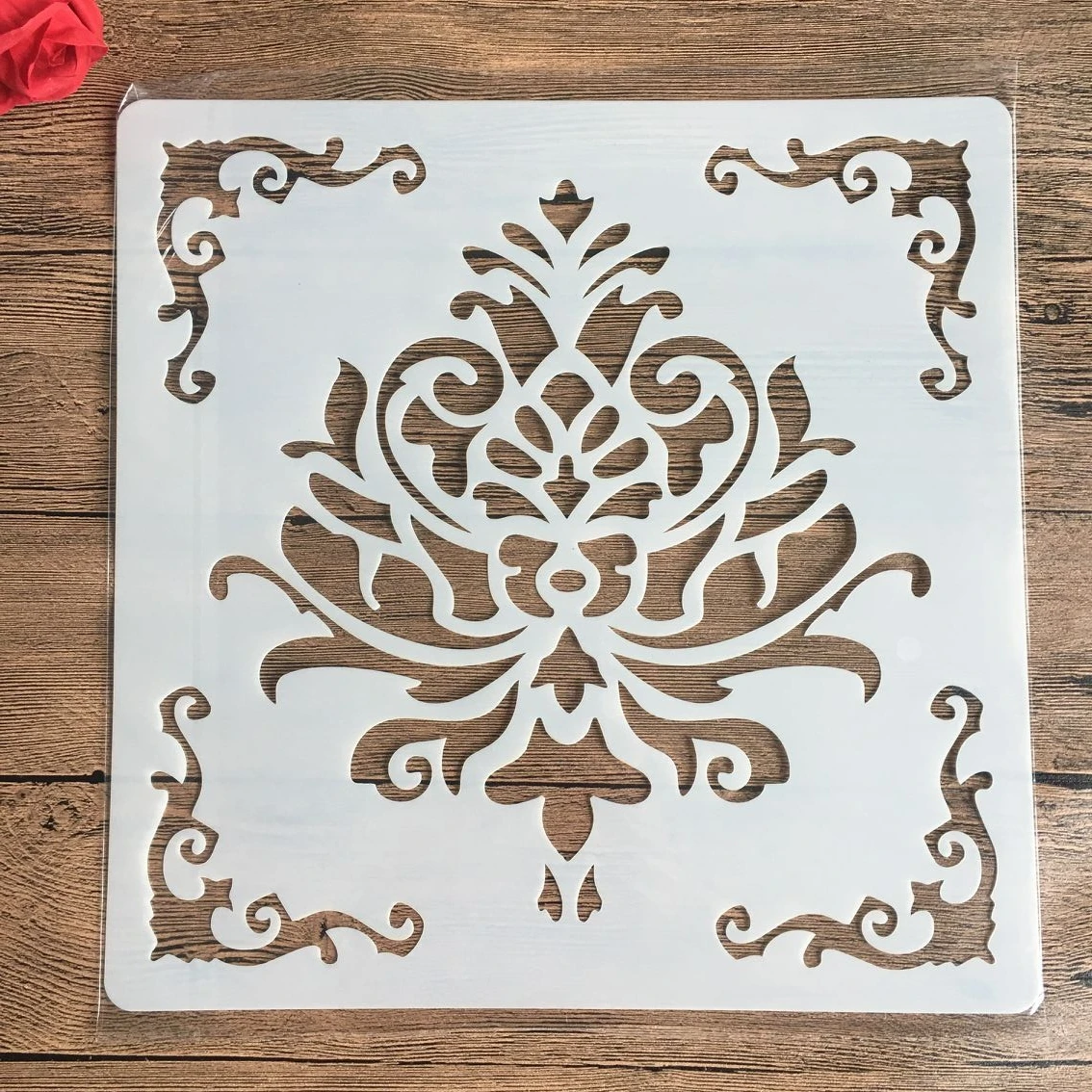 30 * cm diy craft mandala stencil for woodcut painting scrapbook wall art stamping decoration album embossed paper card | Канцтовары для