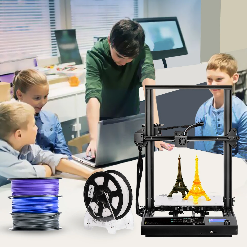 AW Design 3D принтер плюс Размер 310 * 310 * 400 мм Печать FDM принтер и PLA/ABS/PETG Филамент 1,75 мм Быстрое прототипирование Креативный.