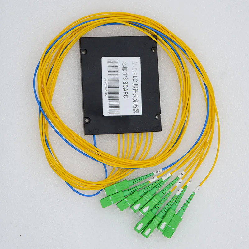 1 шт. Новый SC/APC Pull конусный волоконно-оптический сплиттер 1*8 PLC коробка 1260 ~ 1650nm