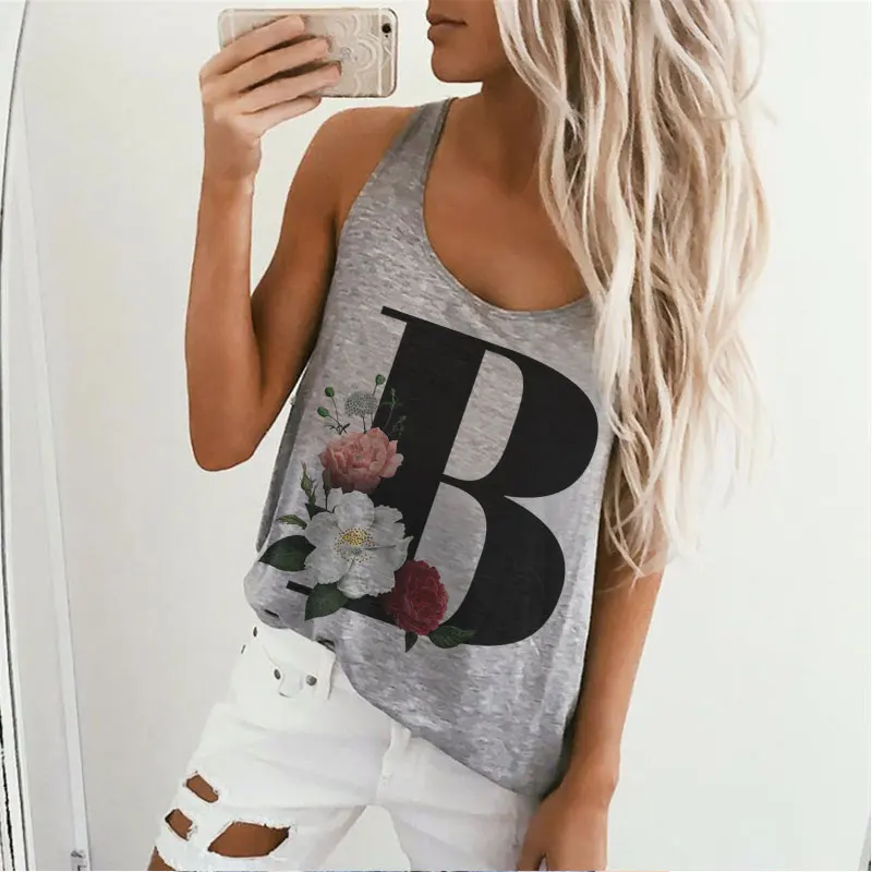 Женский топ с круглым вырезом Модный Новый Серый Повседневный Свободный Топ без