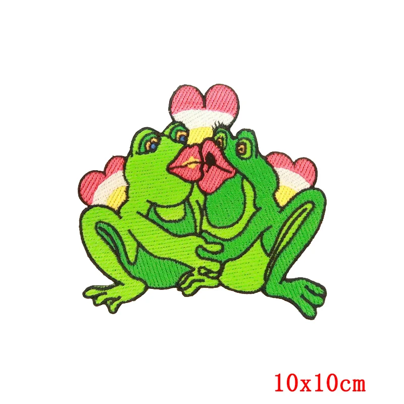Железные нашивки для одежды с принтом лягушки эмблема Oeteldonk лягушка карнавал