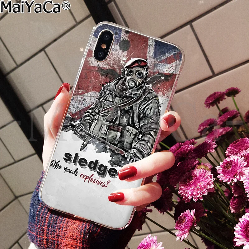 A13 MaiYaCa Rainbow Six Siege 6 Новинка чехол для телефона Fundas чехол для iPhone 8 7 6 6S Plus 5 5S SE XR X XS MAX чехол - Цвет: A13