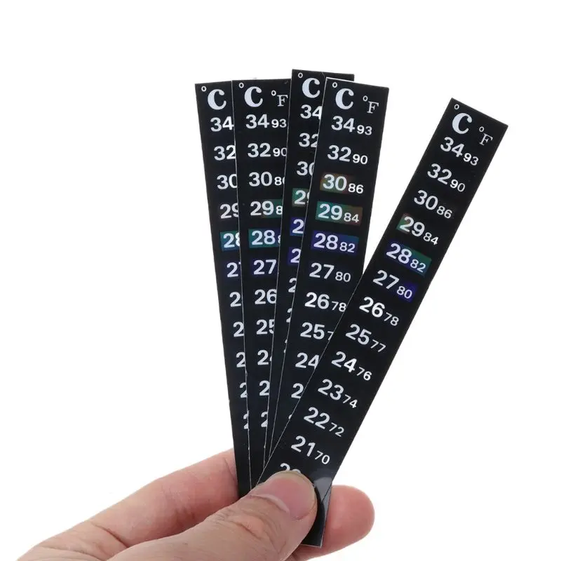 5 шт. Водонепроницаемый в аквариуме термометр ЖК-дисплей садок для рыбы