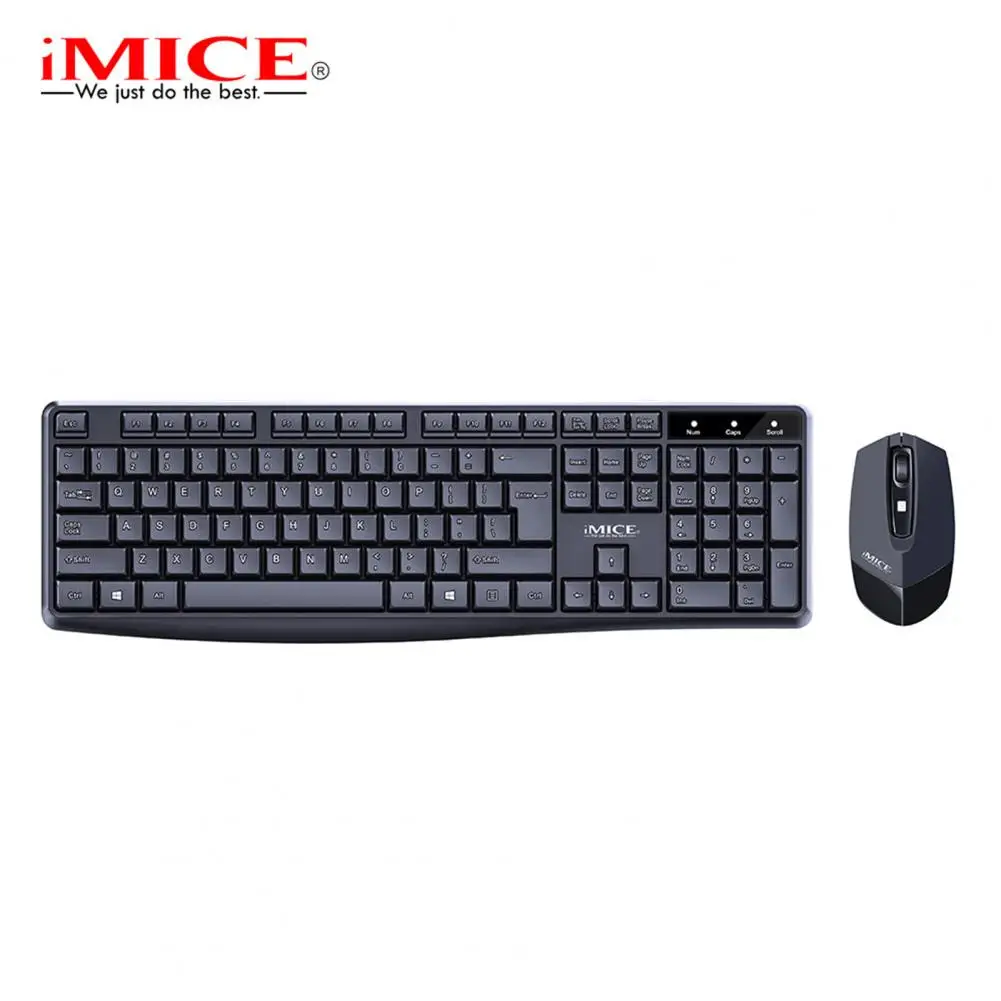 

BL Waterproof Durable AN-100 104 Keys Angle Adjustable Ergonomic USB Wireless Gaming Keyboard Mouse Kit for Home Office School