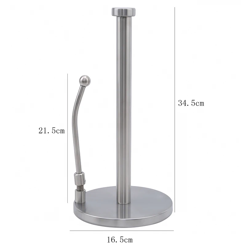 

Kitchen Paper Towel Holder Counter Top Paper Roll Stand Holders Stainless Steel Tissue Napkins Rack Bathroom Hardware Home