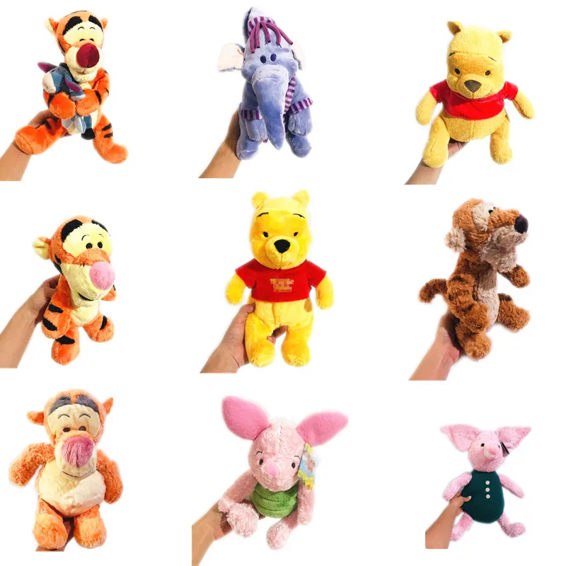 Бесплатная доставка 1 шт./лот 25 см плюшевый тигр свинья Медведь кукла подарок