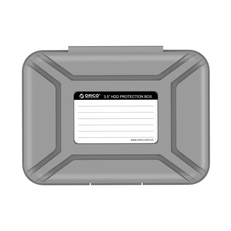 orico 1 pcs gray 3 5 inch hard drive protective box 1 pcs silver msata ssd enclosure hdd case storage box free global shipping