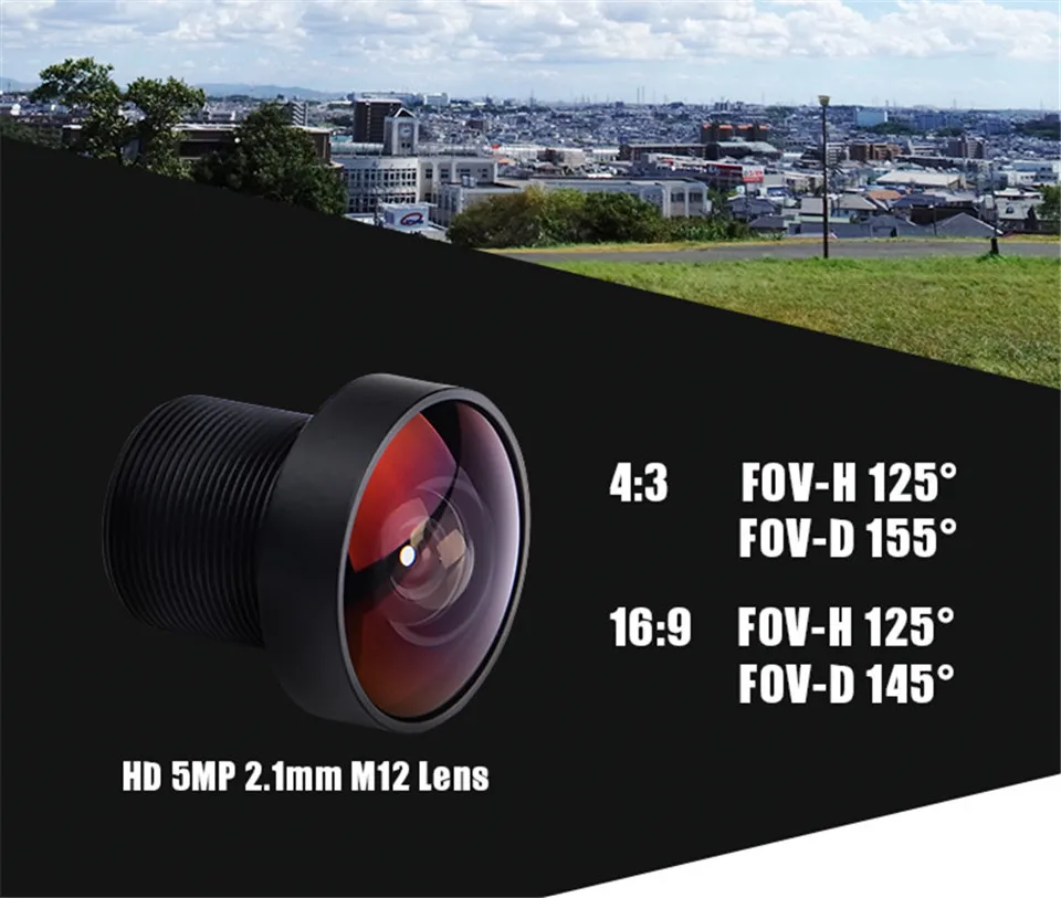 Мини камера Foxeer Razer CMOS 1/3 HD 5 Мп 2 1 мм M12 объектив 1200TVL PAL NTSC FPV OSD 4 25 в естественное