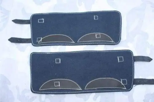WWII WW2 GERMAN CANVAS ARMY LEGGINGS PUTTEE blue WORLD WAR II SOLDIER MILITARY | Тематическая одежда и униформа