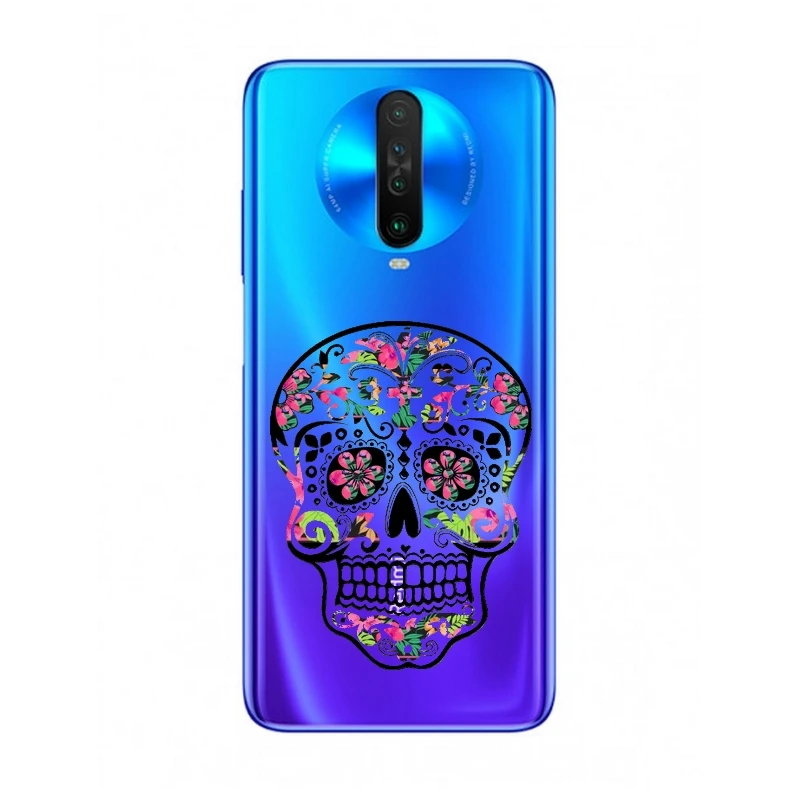 Чехол Xiaomi K30 little X2 mort calavera mexicaine цветок aztec roses|Бамперы| |