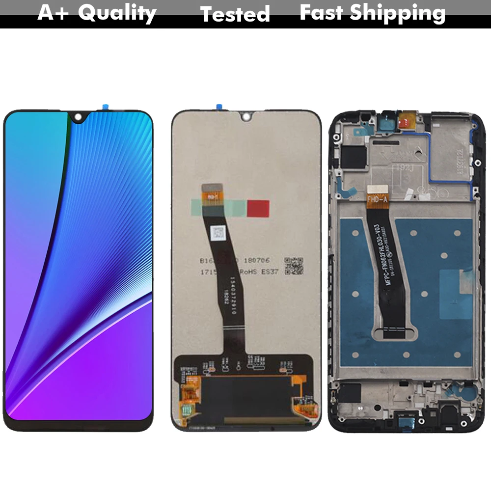 6,21 3,5 дюйма ЖК экран для huawei-P Smart ЖК-дисплей POT-LX1 POT-LX3+ кодирующий преобразователь сенсорного экрана в сборе с рамкой