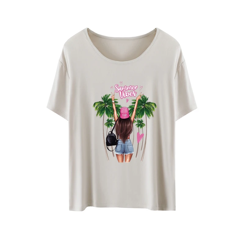 Женские летние нашивки для футболок платьев модные виниловые моющиеся