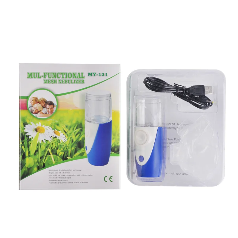 

USB Portable Rechargeable Atomizer Inhaler Nebulizer Humidifier Beauty Instrument for Aromatherapy Rhinitis Skin Reple Children