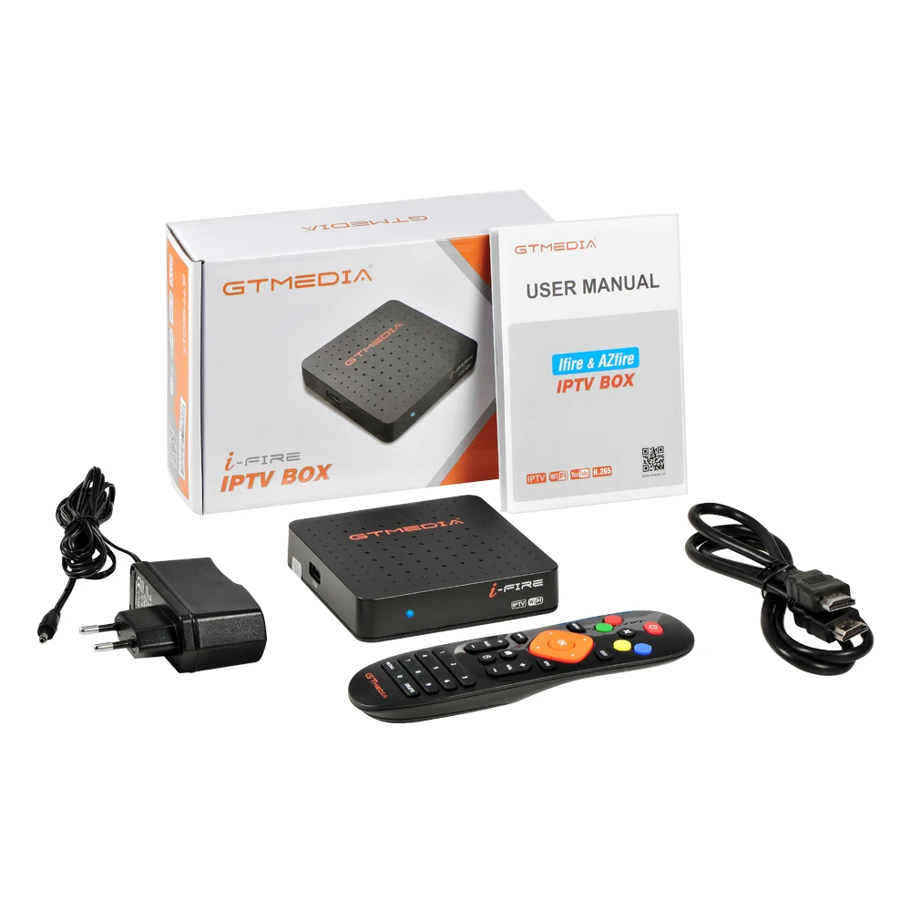 ТВ приставка 4K HDR GTMEDIA Ifire smart TV box со встроенным модулем Wi Fi и поддержкой Ethernet. youview