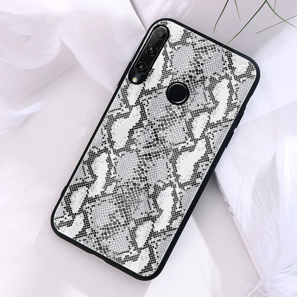 

Snake Skin For Honor 7X 8 8A 8S 8X Max 9A 9C 9i 9S 9 10 Lite 10i 20i 20 Pro Tempered Glass Case