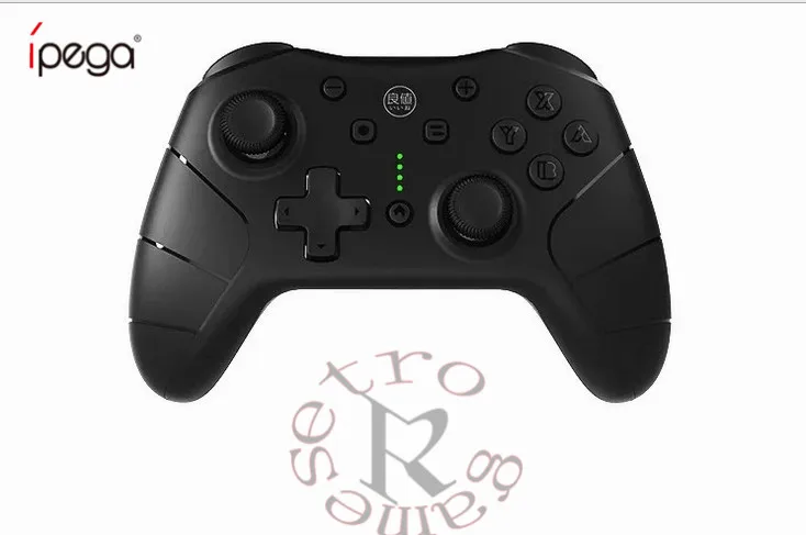 Для nintendo Switch PRO NS джойстик 2-го поколения с nfc-контроллер геймпад беспроводной Bluetooth контроллер пульт дистанционного управления - Цвет: Черный