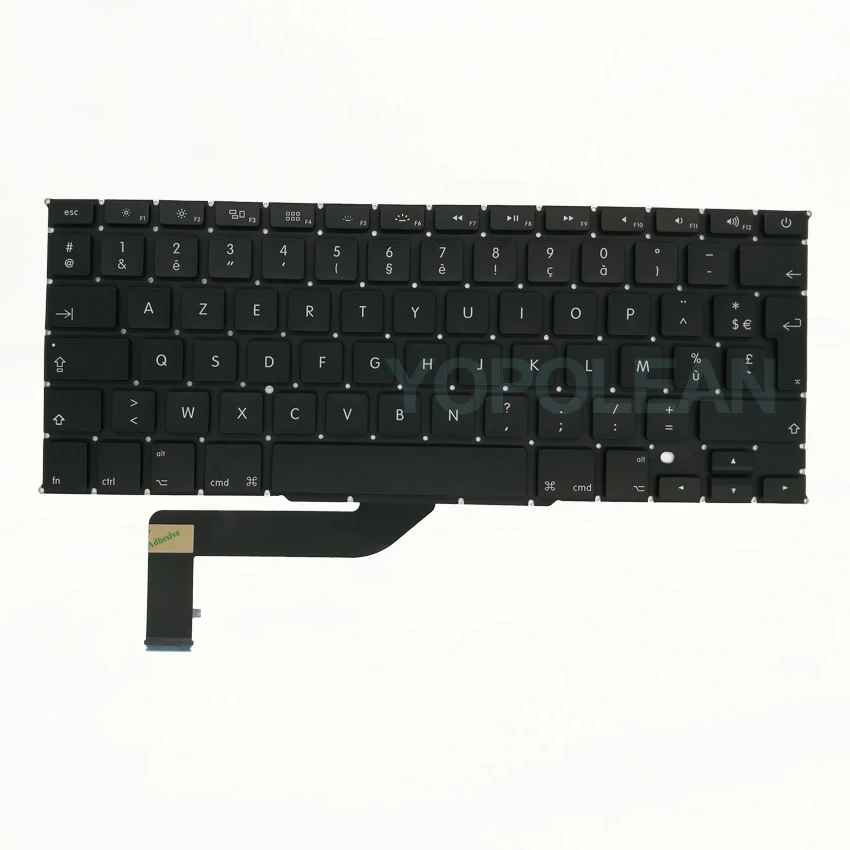5 шт./лот новая Французская клавиатура A1398 для MacBook Pro Retina 15 дюймов a1398 французская