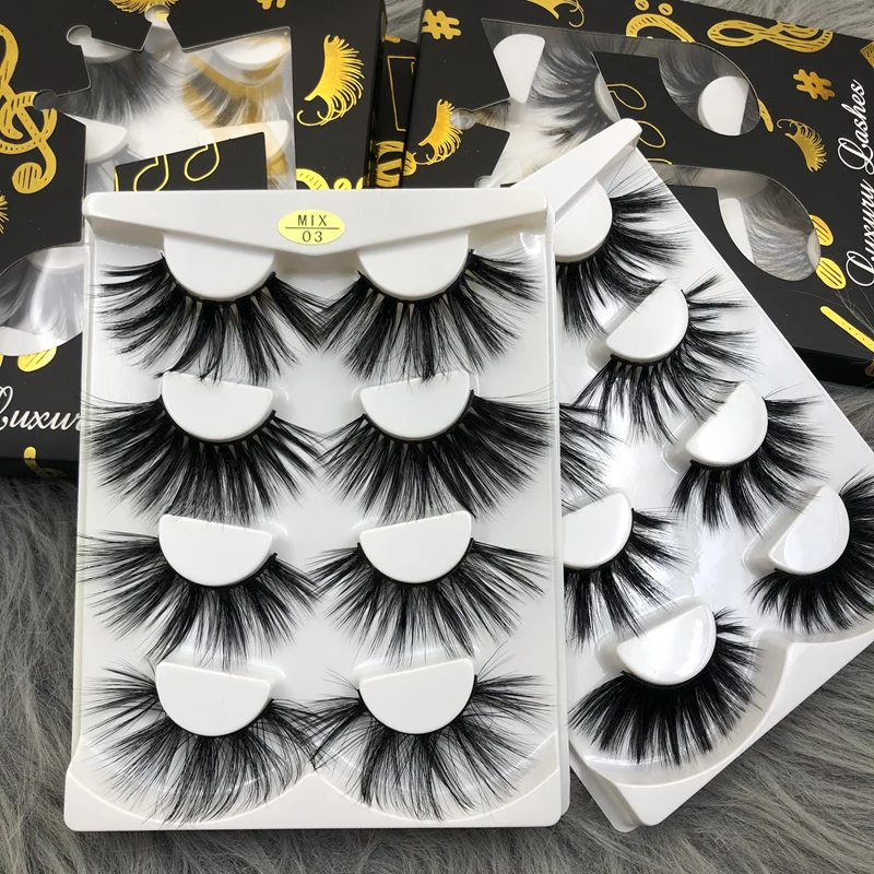 25 мм 3d Искусственные норковые накладные ресницы длинные смешные