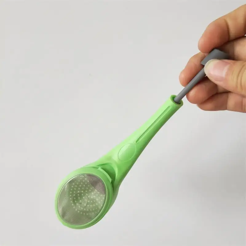 

Tea Infuser Portable Green Silicone Tea Strainer
