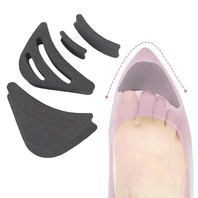 

1 Pair Forefoot Insert Pad For Women High heels Toe Plug Half Sponge Shoes Cushion Feet Filler Insoles Anti-Pain Pads