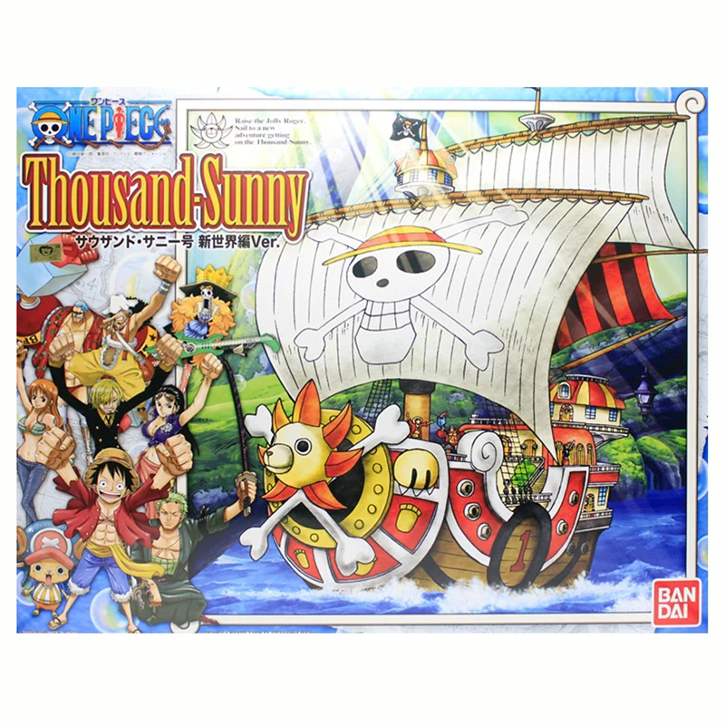Фигурка Bandai Аниме One Piece Оригинальная фигурка пиратского корабля Тысяча