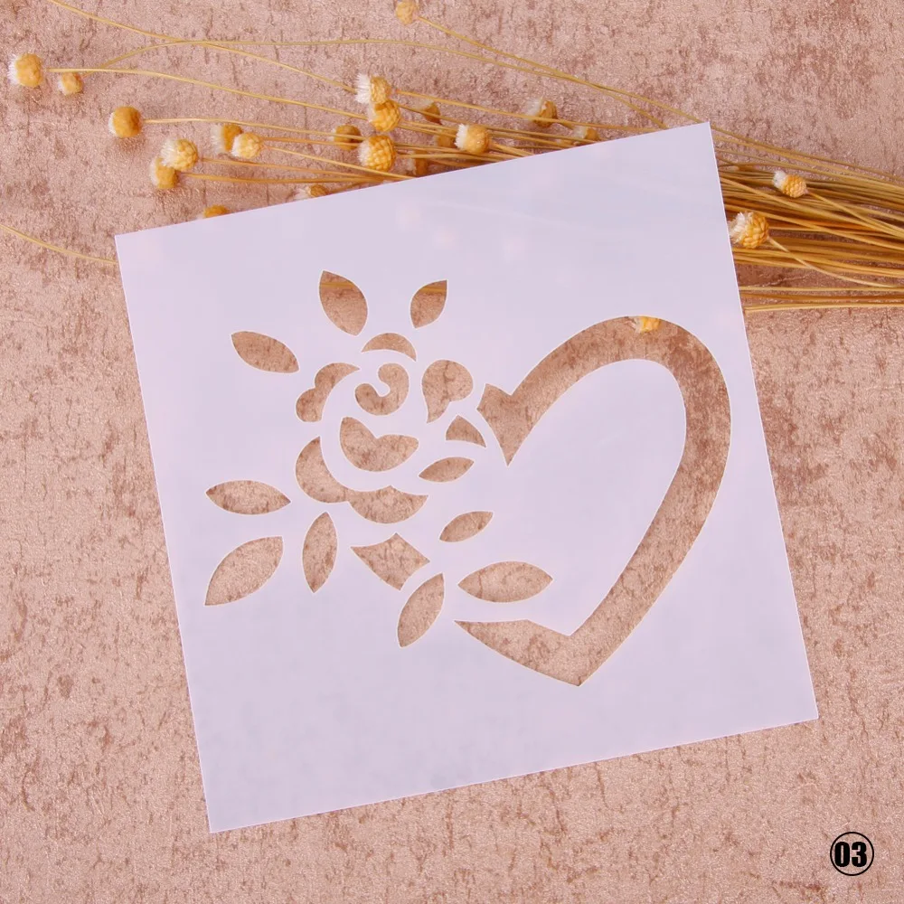 2 шт. горячая Распродажа практичный трафарет аэрограф Рисование Искусство DIY