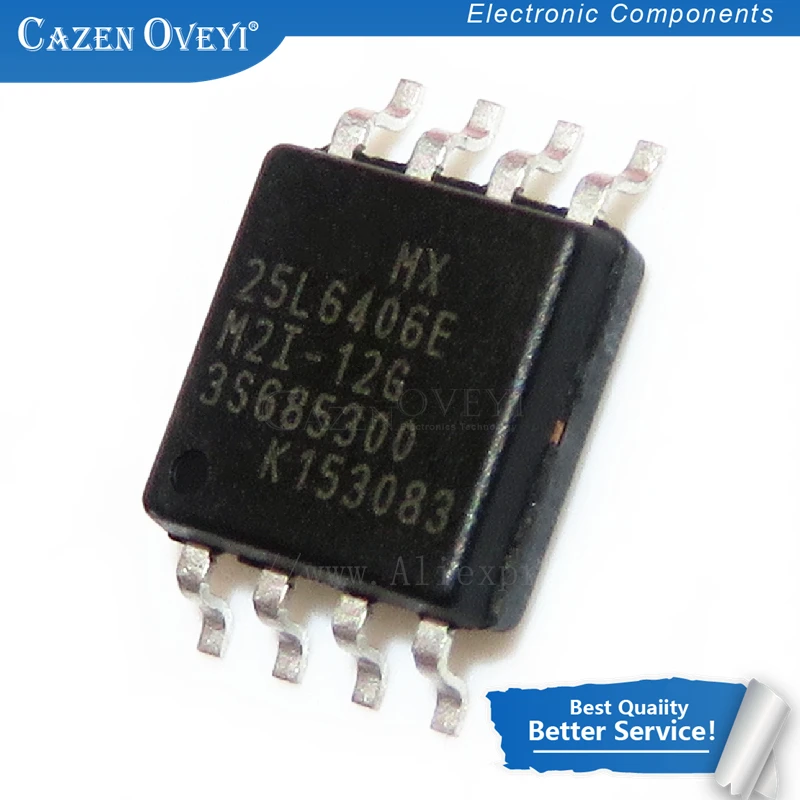 1 шт./лот MX25L6406E MX25L6406EM2I-12G 25L6406E sop-8 | Электронные компоненты и принадлежности