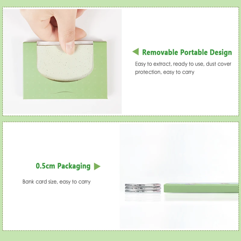 100 шт. поглощающий лист зеленого чая матча жирная для лица Матирующая ткань