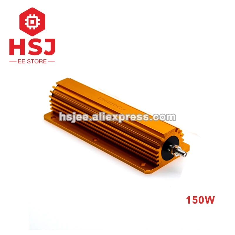 1 шт. 150 Вт алюминиевый мощный металлический корпус чехол с проволочным