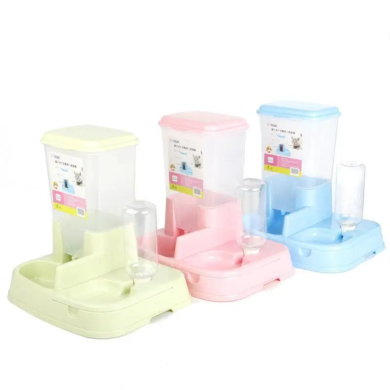 

Water Fountain Cat Feeding Bowl Dispenser Modern Pet Food Dispenser Filtre Cats Automatic Feeder Fuente Para Gatos GG50ws