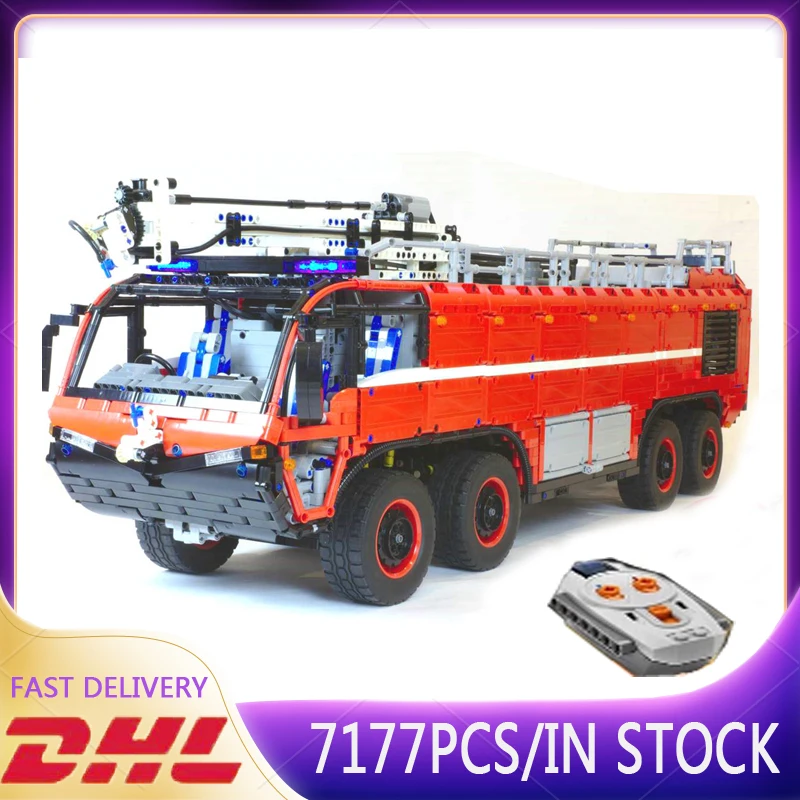 

Конструктор детский «пожарный», 7177 блоков, MOC-4446 шт.