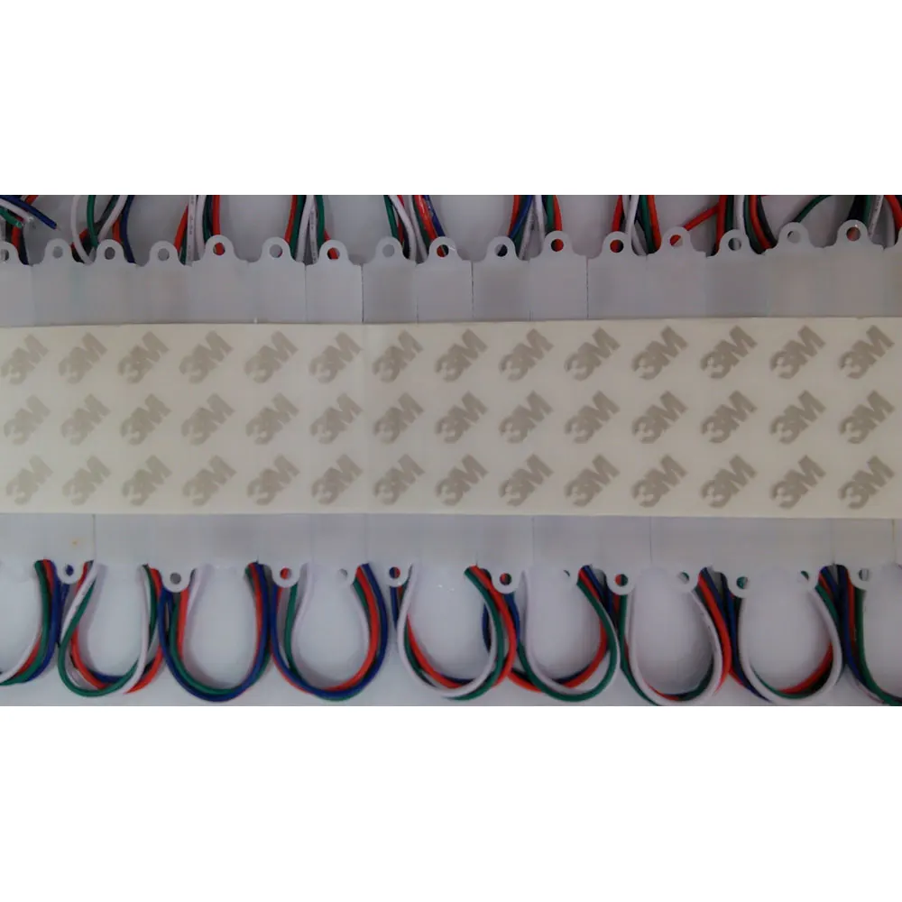 100 шт. SMD 5050 водонепроницаемый светодиодный модуль (3 светодиода RGB свет 0 72 Вт L74 x W12