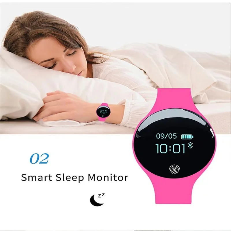 Bluetooth Smart Teen Alarm Clock Watch Supports Health Monitoring Information Push Motion Tracking Sleep Analysis Step Counting |