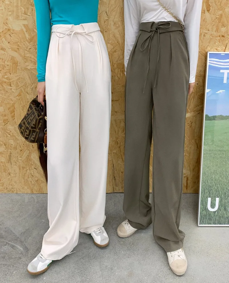 

summer new fashion wide leg pants women 30105#