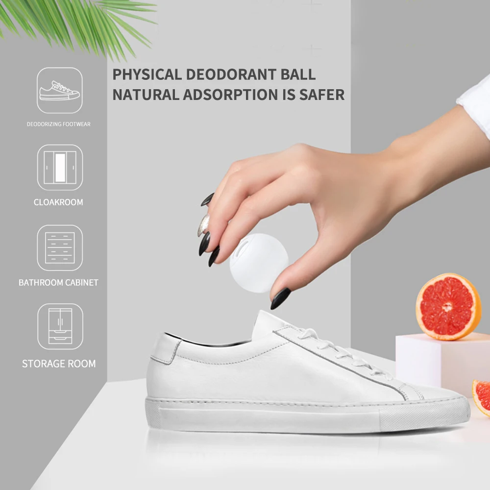 10 шт. дезодорирующие шарики освежитель духов для обуви кожаная сумка шкафчик
