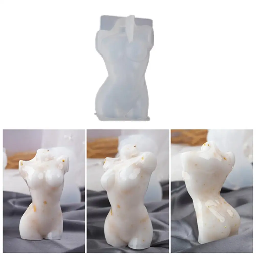 Силиконовая форма 3D для сексуальной женщины тела обнаженной глина шоколадный