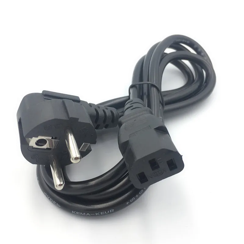 Кабель питания европейского стандарта IEC C13 удлинитель переменного тока 1 2 м 5 8 14AWG