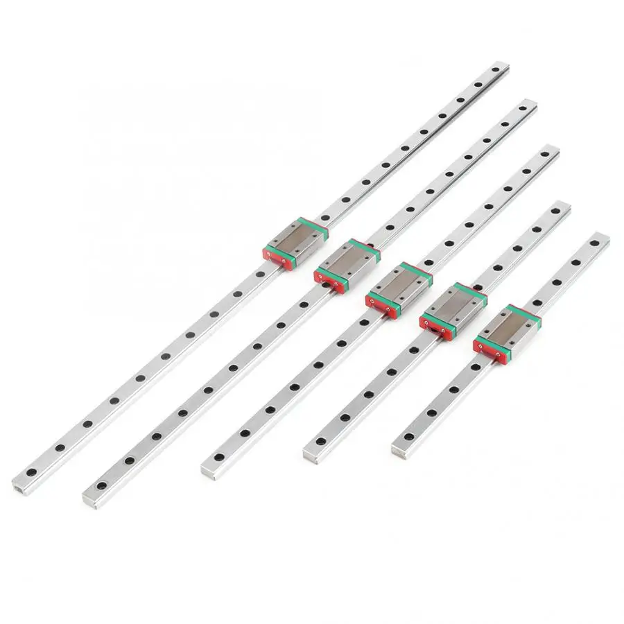 Миниатюрный линейный рельс скольжения направляющий блок cnc части 250 мм 300 400 500 550