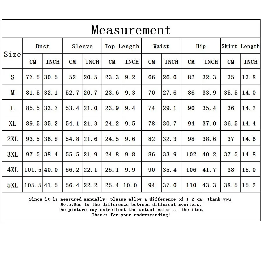 

Wepbel Women's Long-Sleeve Blouse Plaid Skirt Set Summer Plus Size Plaid Printing Women's Sets 2 Piece Suit Outfits Mini Skirt