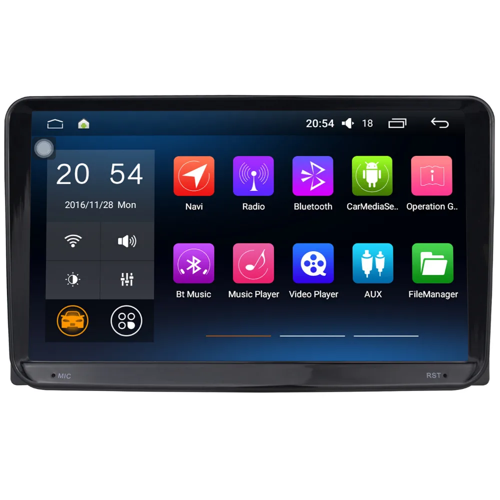 Восьмиядерный Android 9 0 автомобильный DVD GPS для VW passat B6 Golf MK4 Polo Bora Sharan с &quot1024*600