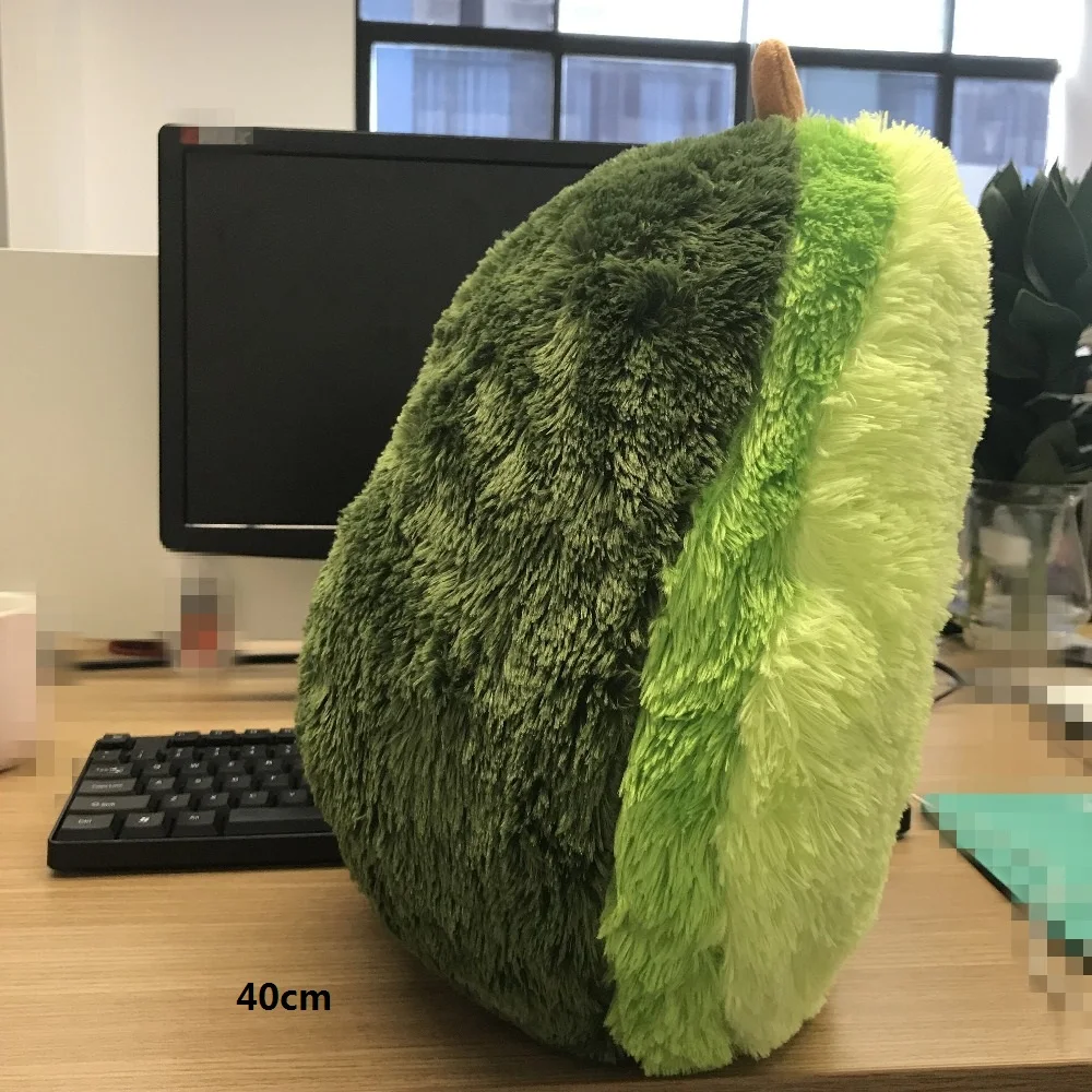 plush toy Милая авокадо плюшевая игрушка растение плюшевая игрушка кукла украшение подушка мягкая подушка подарок для девочек мальчиков Друзья Мультфильм Креативные фрукты - Цвет: plush toy