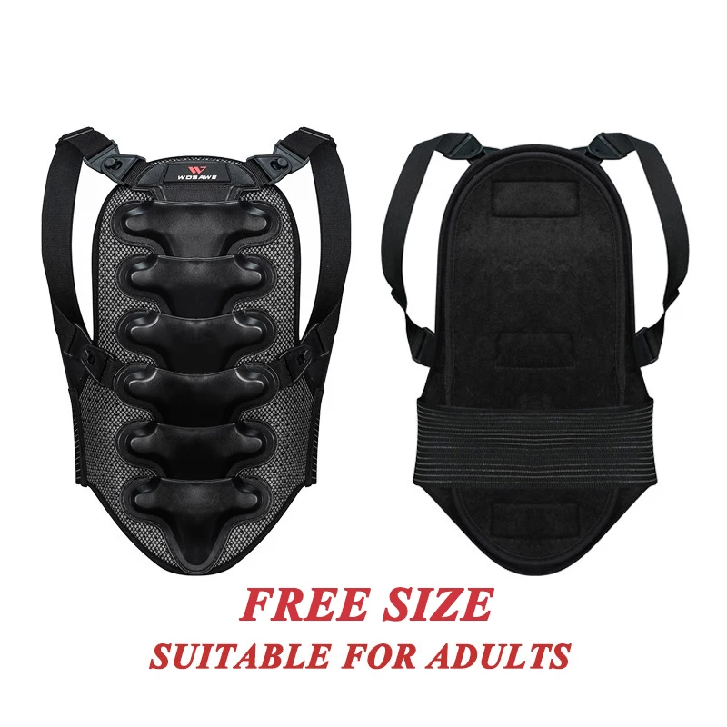 BC339-Free size WOSEWE GHOST RACING Armor куртка для мотокросса Защита тела мото Защитная Защита тела Броня задняя защита мотоциклетная Броня - Цвет: BC339-Free size