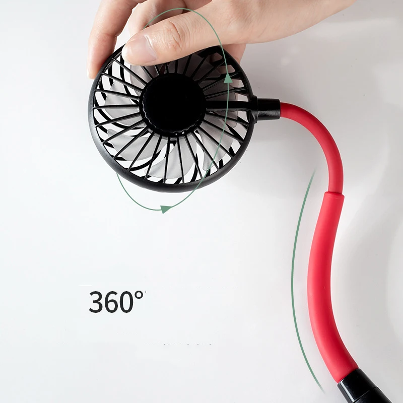 

Mini Portable Fan USB Hands-free Neck Cooler Rechargeable Home Office Outdoor Sports Fan Hand Desk Air Cooling Conditioner