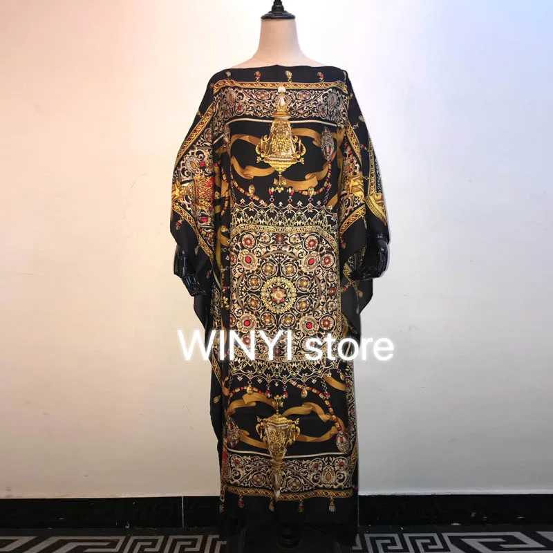 WINYI женское богемное Макси платье с цветочным рисунком плать летнее длинным